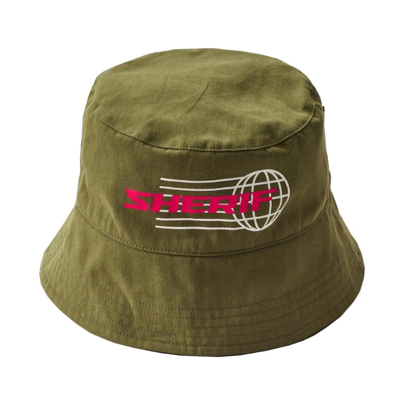 Sherif World Wide Bucket Hat - Khaki