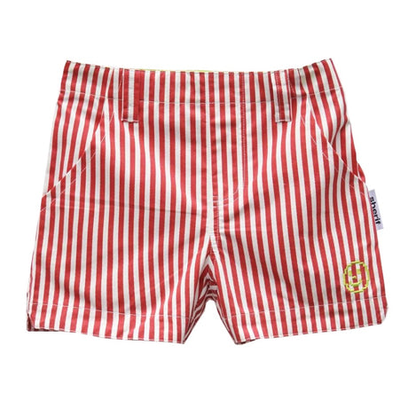 Sherif Miles Drill Shorts - Red Stripe