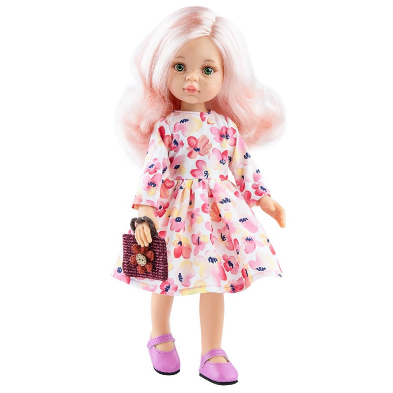 Paola Reina Doll - Rosa Floral Dress 32cm