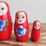 Russian Nesting Dolls - Red