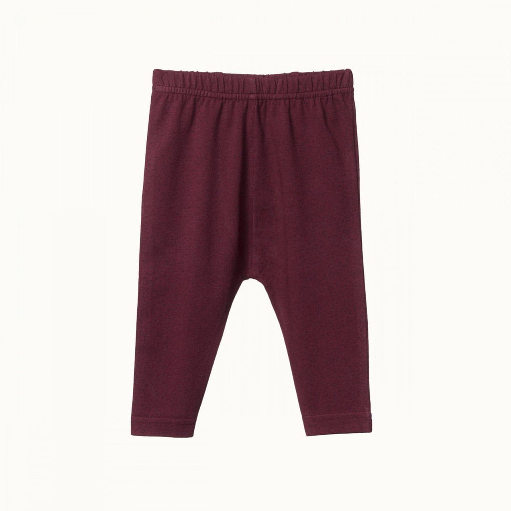 Nature Baby Leggings - Small Speckle Mulberry