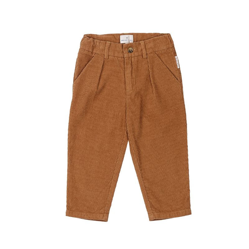 Goldie & Ace Cord Mini Chino - Mustard