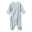 Nature Baby Kimono Stretch & Grow - Pointelle Pearl Blue