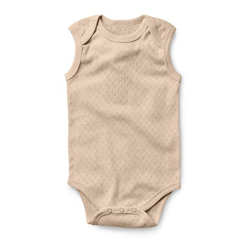 Sustainable Sleeveless Bodysuit - Light Brown