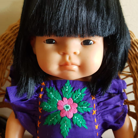 Miniland Anatomically Correct Doll - Asian Girl 38cm + Outfit