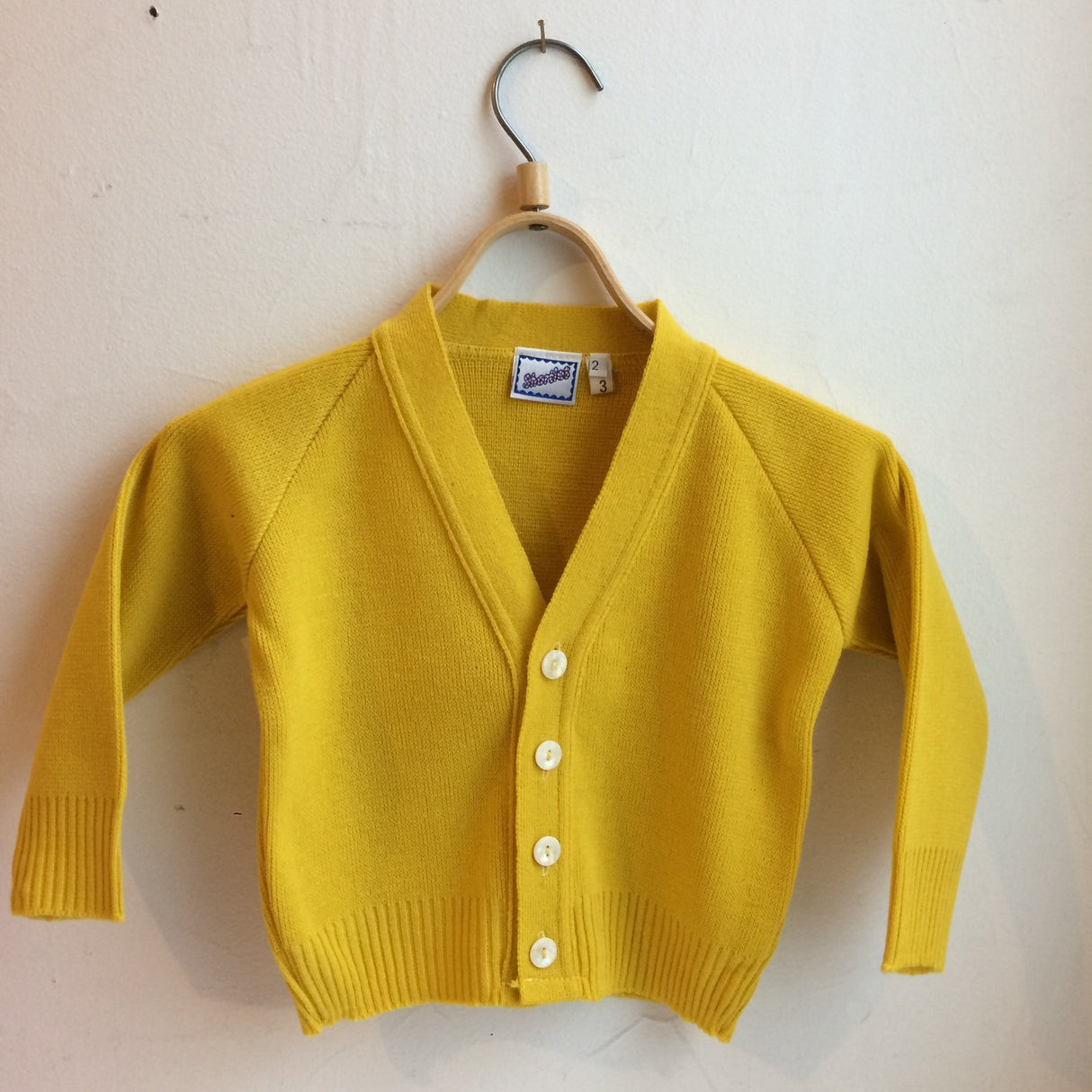 Grandpa Retro Cardigan - Red Yellow and Green Made in Sydney