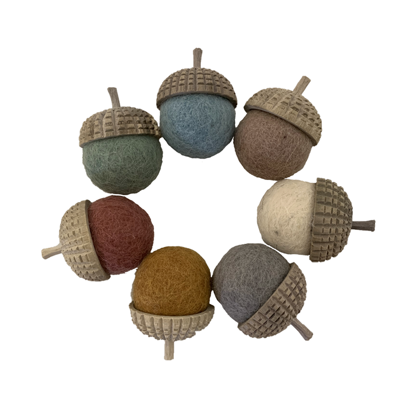 Papoose Earth Acorns Assorted