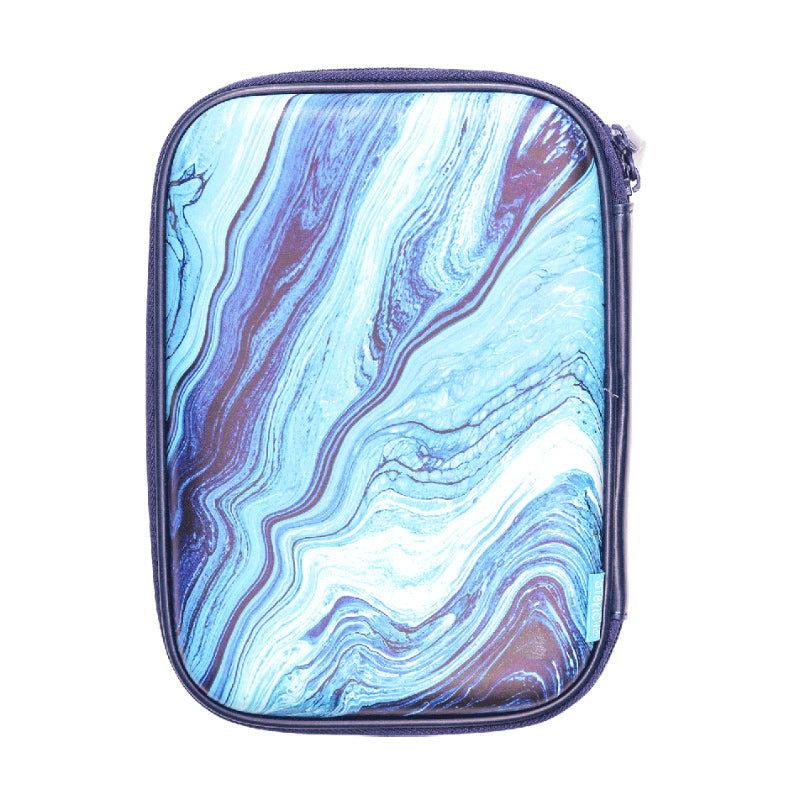 Hard Head Pencil Case - Ocean Marble