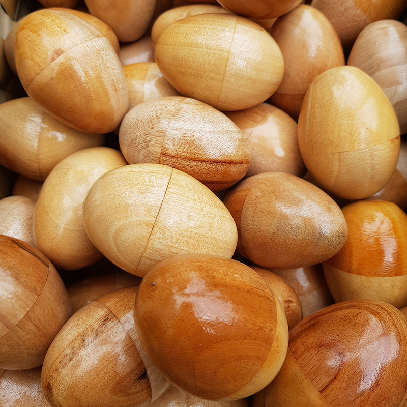Wooden Egg Shakers