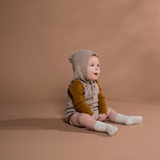Grown Speckle Merino Bonnet - Stone