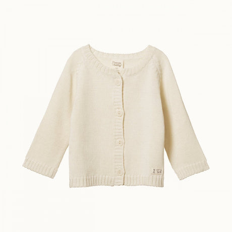 Nature Baby Merino Cardigan - Natural