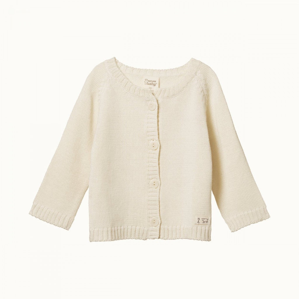 Nature Baby Merino Cardigan - Natural