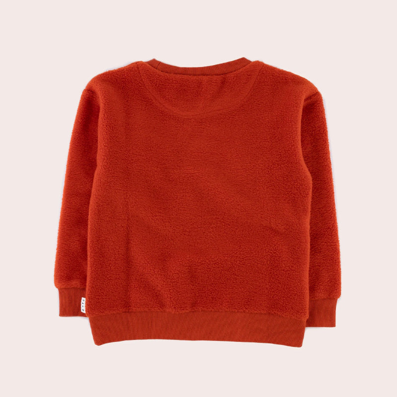 Olive And The Captain Relaxed Fit Sweater - Tomato soup