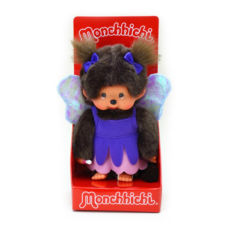 Monchhichi Doll - Purple Fairy Girl