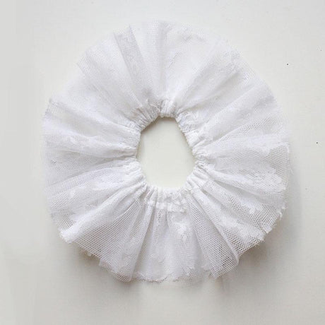 Dolls Tutu - White Floral