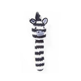 Crochet Rattle Ami - Zebra