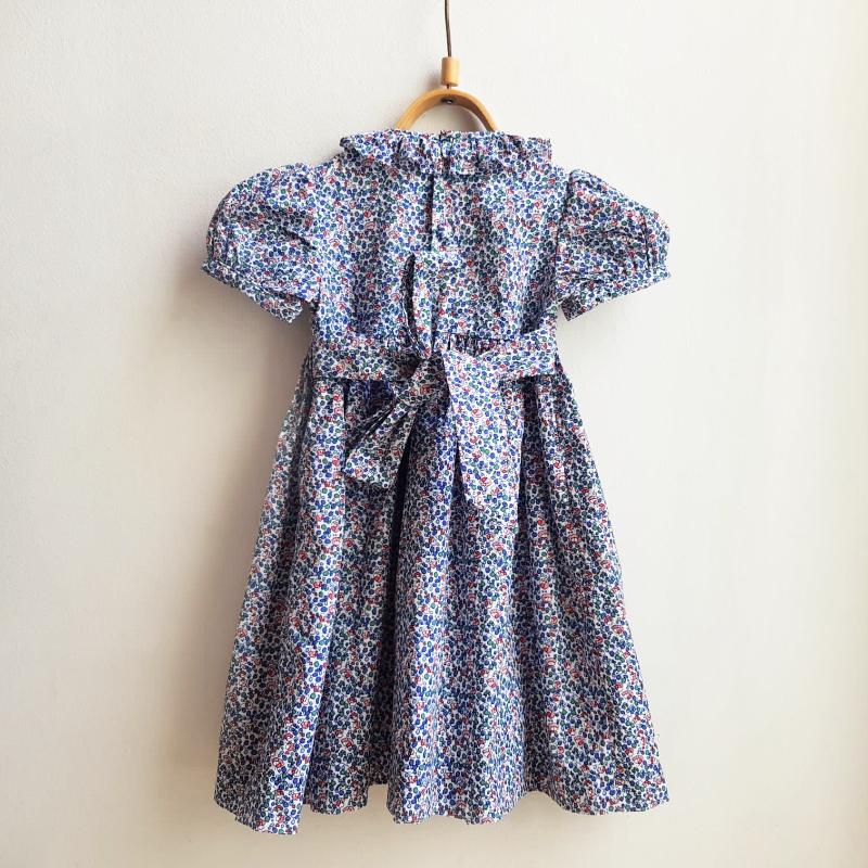 Meleze Ruffle N/SS - Blue Floral