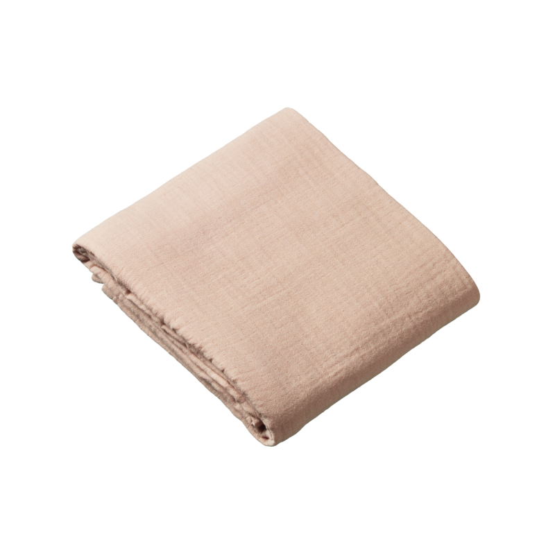 Nature Baby Muslin Wrap - Rose Dust Crinkle