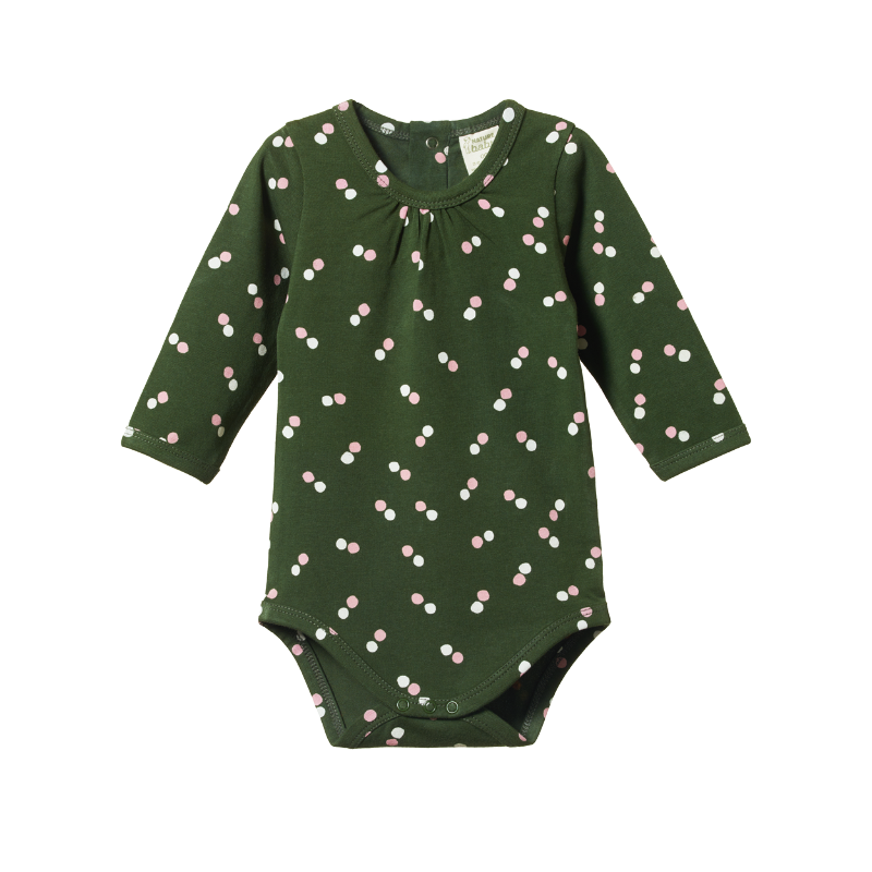 Nature Baby Florence Bodysuit - Snow Drop