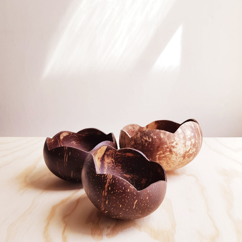 Q Toys Coconut Flower Bowls Set Of 3
