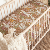 Banabae Hemp/Org Cotton Cot Sheet - Wild Meadow