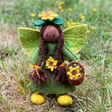 Goldie Sunflower Felt Faery