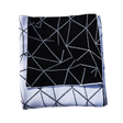 Back and white  reversible soft cotton Bassinet Blanket - Galaxy