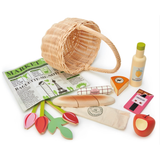 Tender Leaf Wicker Shopping Basket Set