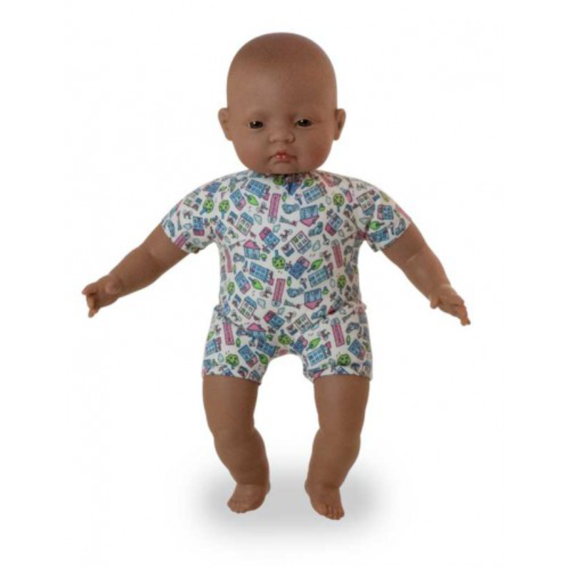 Miniland - Soft Bodied Doll - Hispanic - 40cm