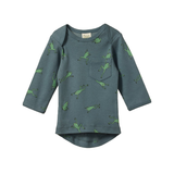 Nature Baby LS Pocket Tee - Leapfrog Spring