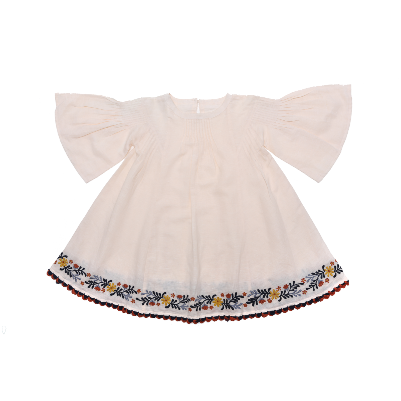 Coco & Ginger Anouk Dress - Rosewater Embroidery