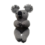 Hand Knitted Woolly Koala - Dark Grey