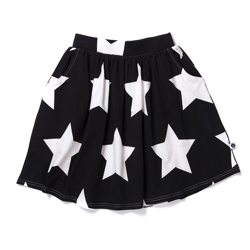 Littlehorn Stars Skirt Black