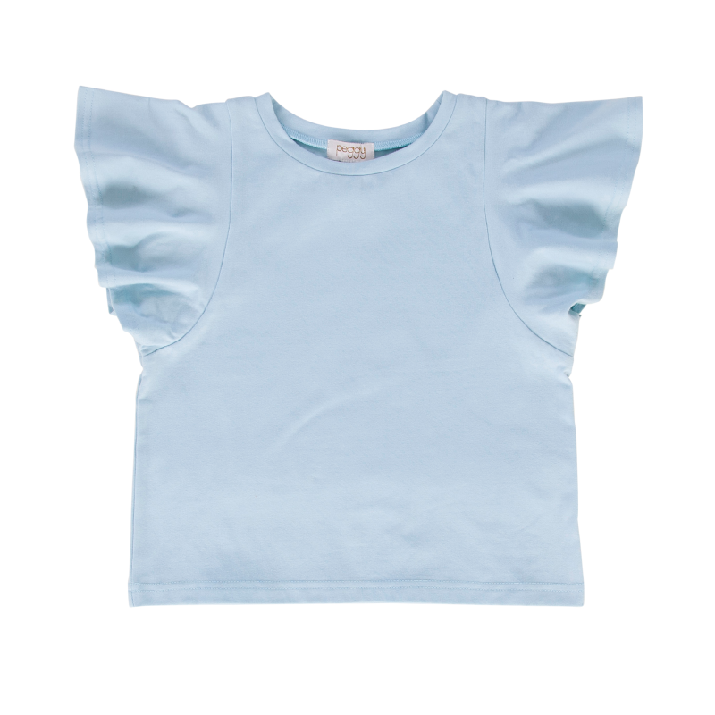 Peggy Belle Tee - Blue Aqua