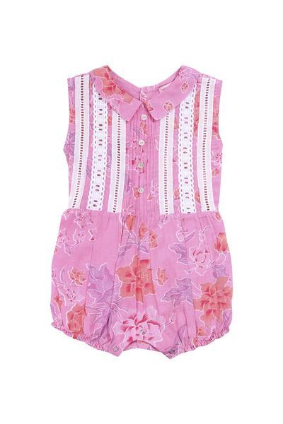 Coco and Ginger Cinnamon Sunsuit - Batik Rose