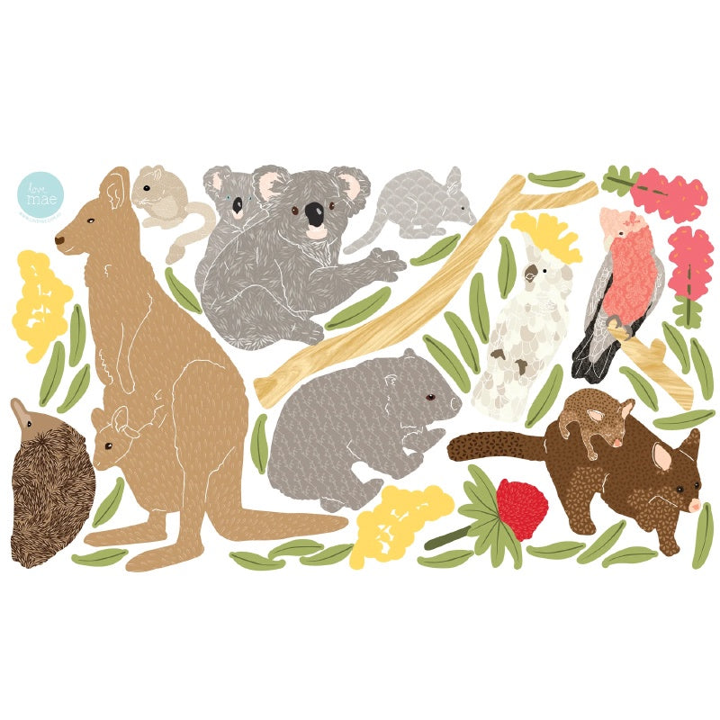 Love Mae Wall Decals - Australiana