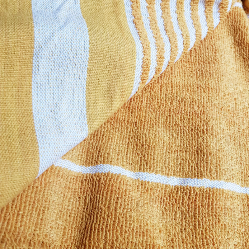 Turkish Towel Large - Mustard