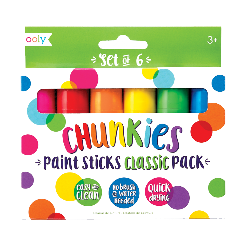 Ooly Chunkie Paint Sticks 6PC
