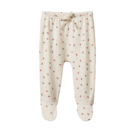 Nature Baby Footed Rompers - Posey Blossom