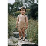 Sustainable Sleeveless Bodysuit - Dark Brown