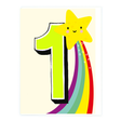 Rainbow Star Card Age 1