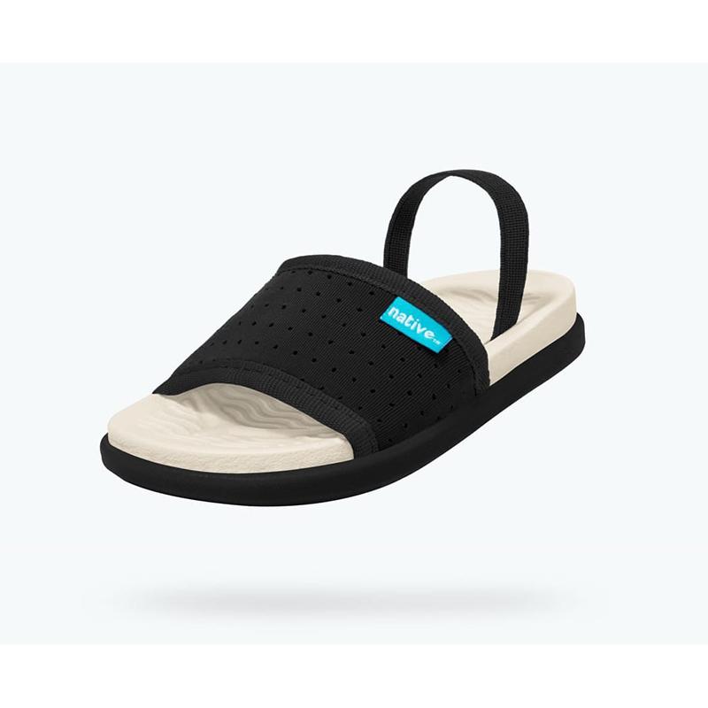 Native Penn Sandals - Black cool shoes for after swimming or gymnastics