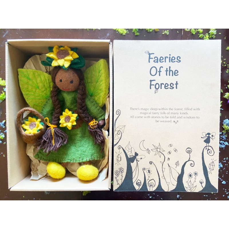 Goldie Sunflower Felt Faery