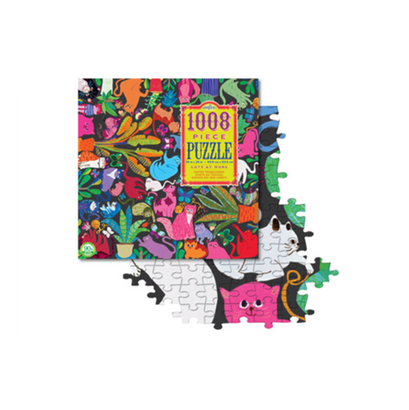 Eeboo 1008 Pc Puzzle - Cats at Work