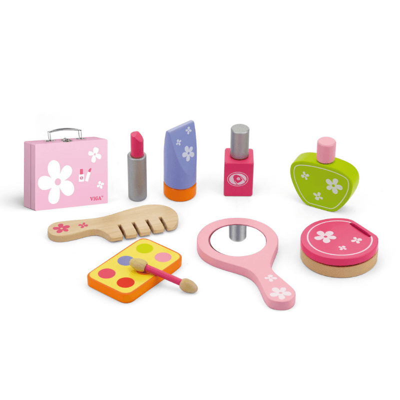 Wooden Beauty Set With Case