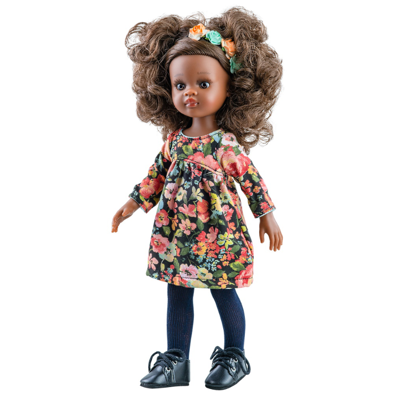 Paola Reina - Nora with Flower Dress - 32cm