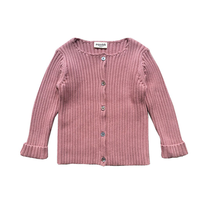 Ponchik Cardigan - Rosewood