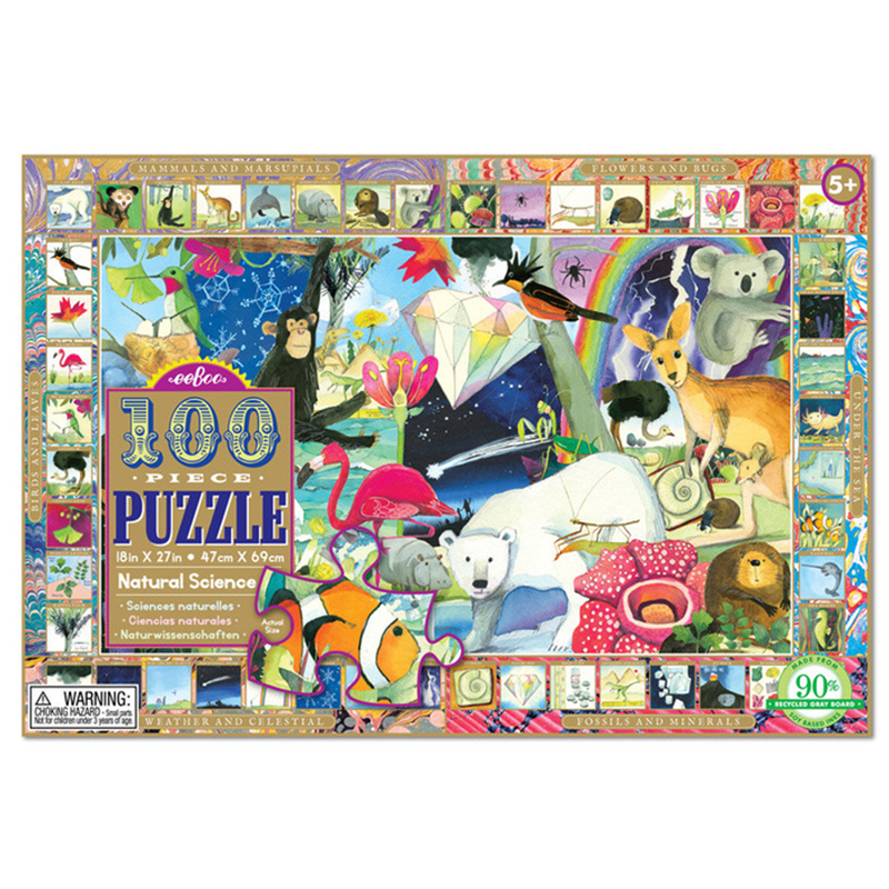 Eeboo 100Pc Puzzle - Natural Science