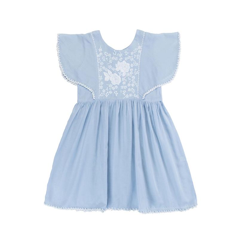 Garnett Dress - Dusk Blue