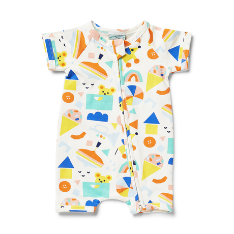 Halcyon Nights SS Zip Suit - Toy Box